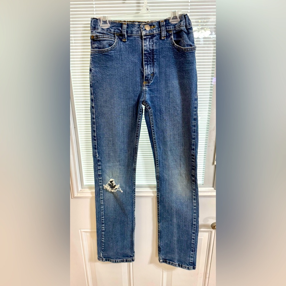 Wrangler Blue Distressed Jeans